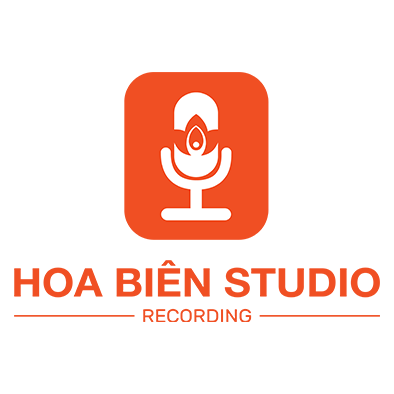 logo của hoa biên studio theo chiều dọc